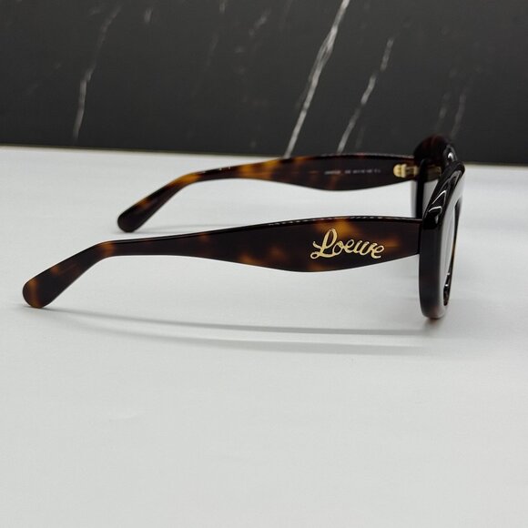 NEW LOEWE LW40153F 52E WOMEN SUNGLASSES HAVANA LOEWE EYEWEAR - Picture 4 of 11